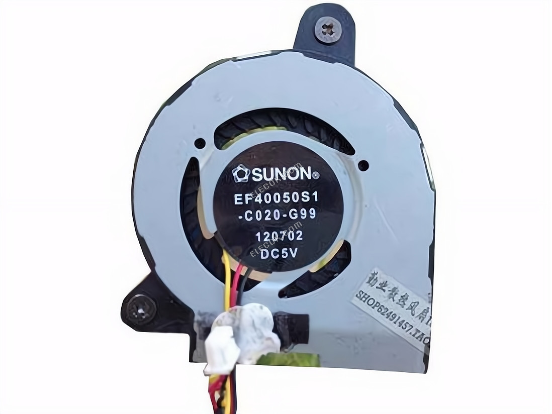 SUNON EF40050S1-C020-G99 Hűtőventilátor w25x3x3, 5V, Bare ventilátor 3 vezeték 