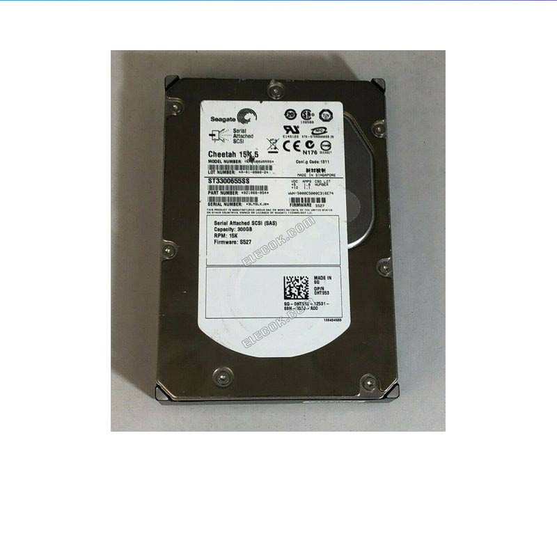 DELL ST3300655SS 300GB S515 15K5 SAS 3.5 inch hard drive,used