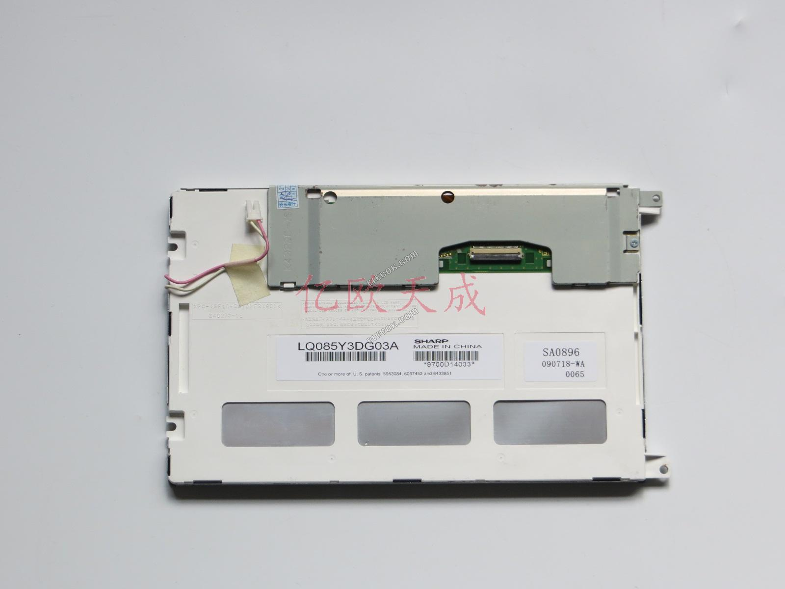 LQ085Y3DG03A LCD Panel, použitý 