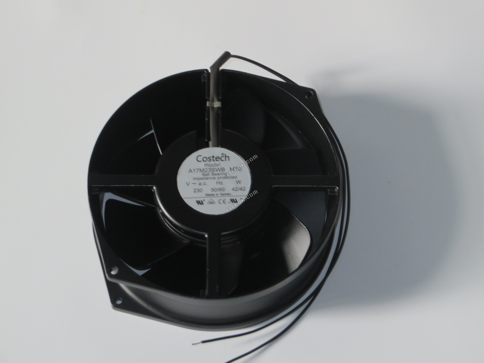 Costech A17M23SWB MT0 230V 50-60HZ 42W 2 vezeték Hűtőventilátor, felújított 