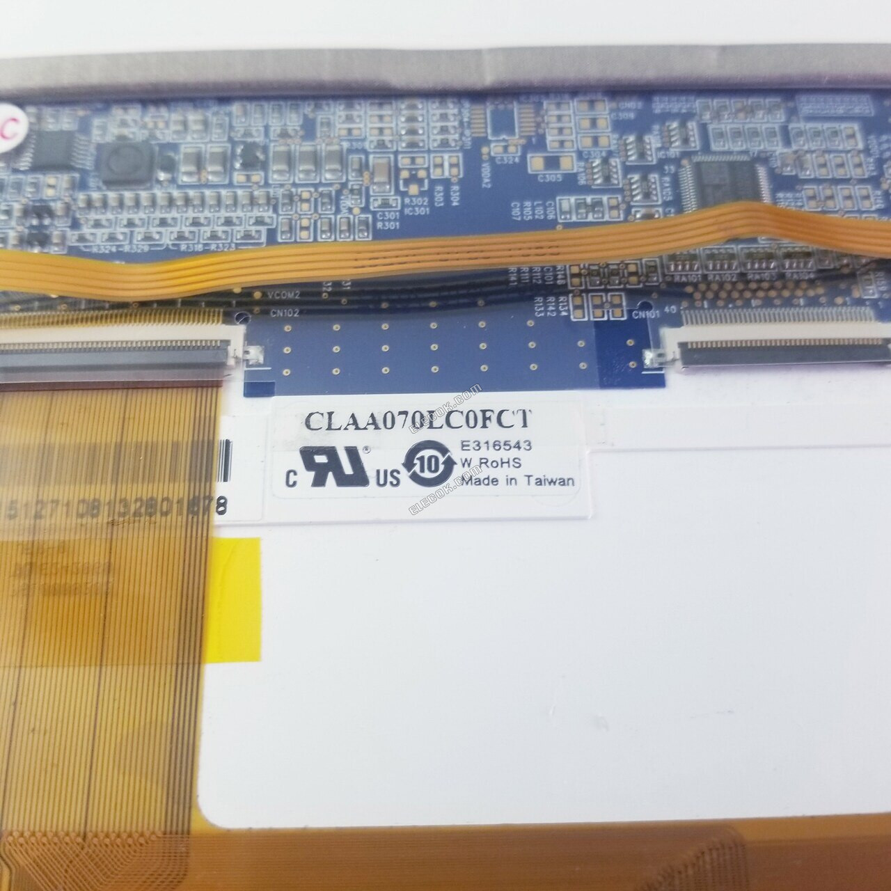 CLAA070LC0FCT CPT 7.0" a-Si TFT-LCD Panel 