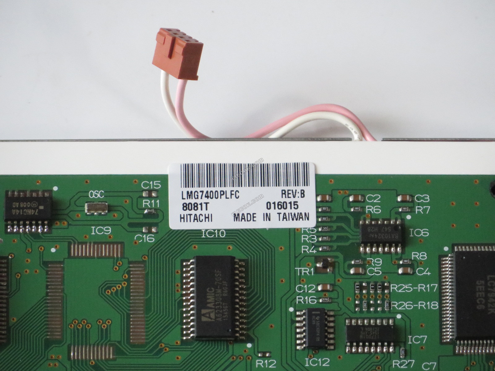 LMG7400PLFC HITACHI 5,1" FSTN LCD Panel černá fólie nový originální 