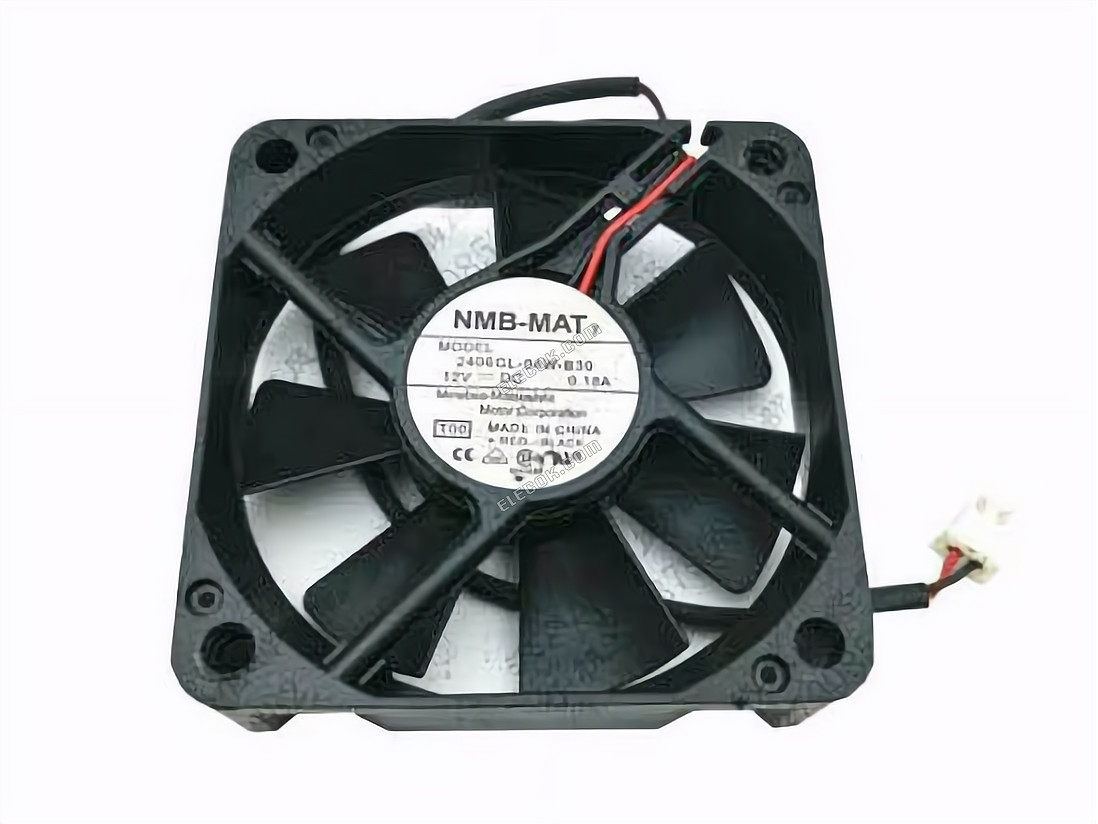 NMB 2406GL-04W-B30 12V 0,18A 2 vezeték Hűtőventilátor 