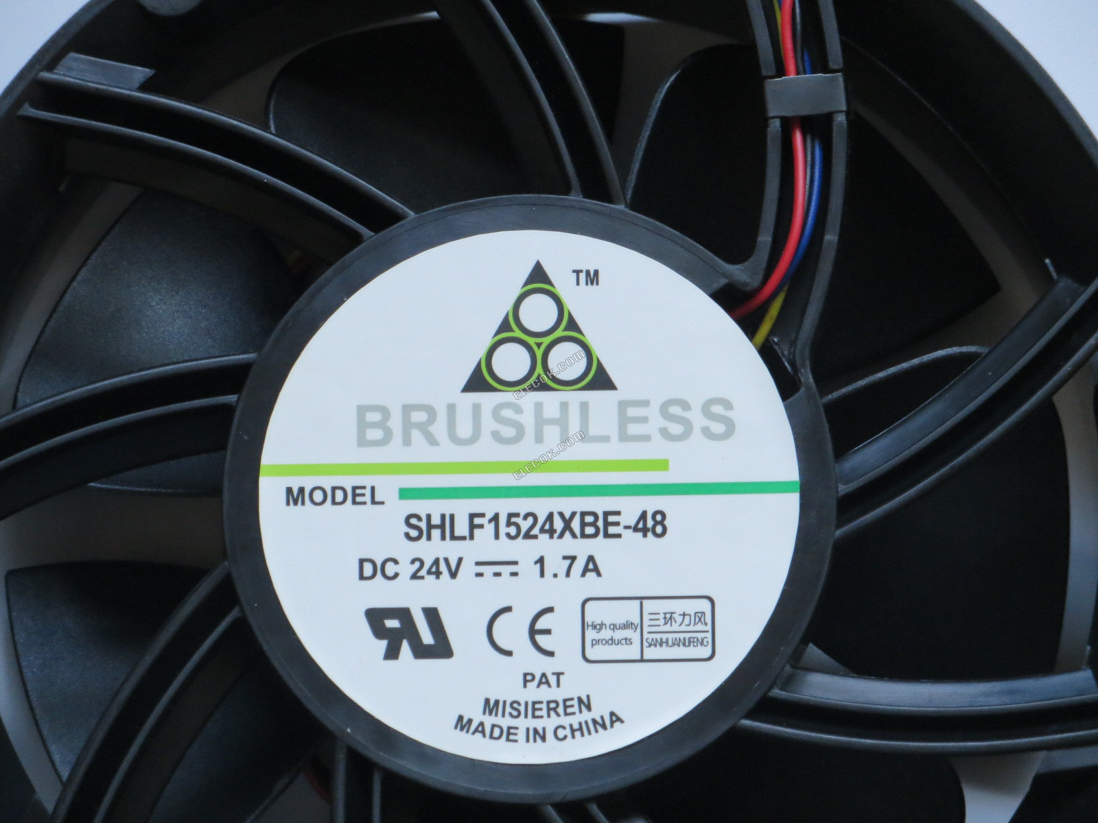 MISIEREN SHLF1524XBE-48 24V 1,7A 4 vodiče Chladicí Ventilátor 