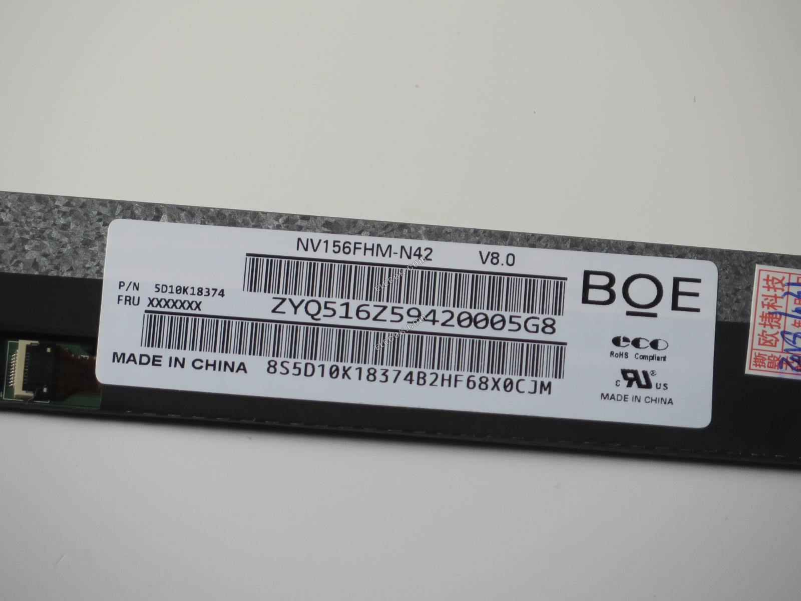NV156FHM-N42 BOE 15,6" a-Si TFT-LCD, Panel 