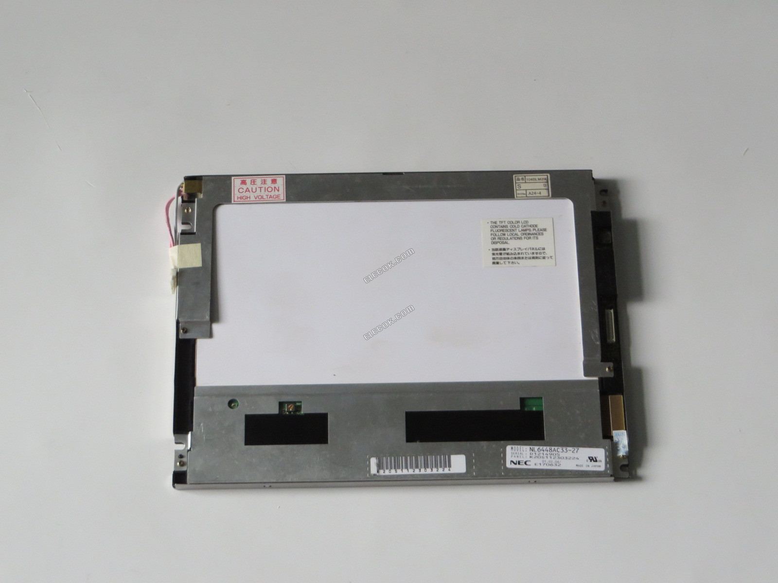 NL6448AC33-27 NEC 10,4" A-Si TFT-LCD Panel használt 