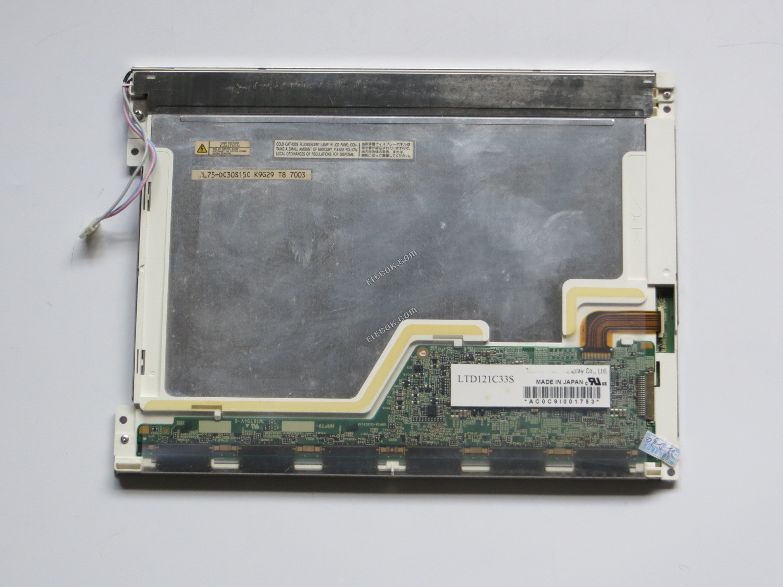 LTD121C33S Toshiba Matsushita 12,1" a-Si TFT-LCD Panel használt 