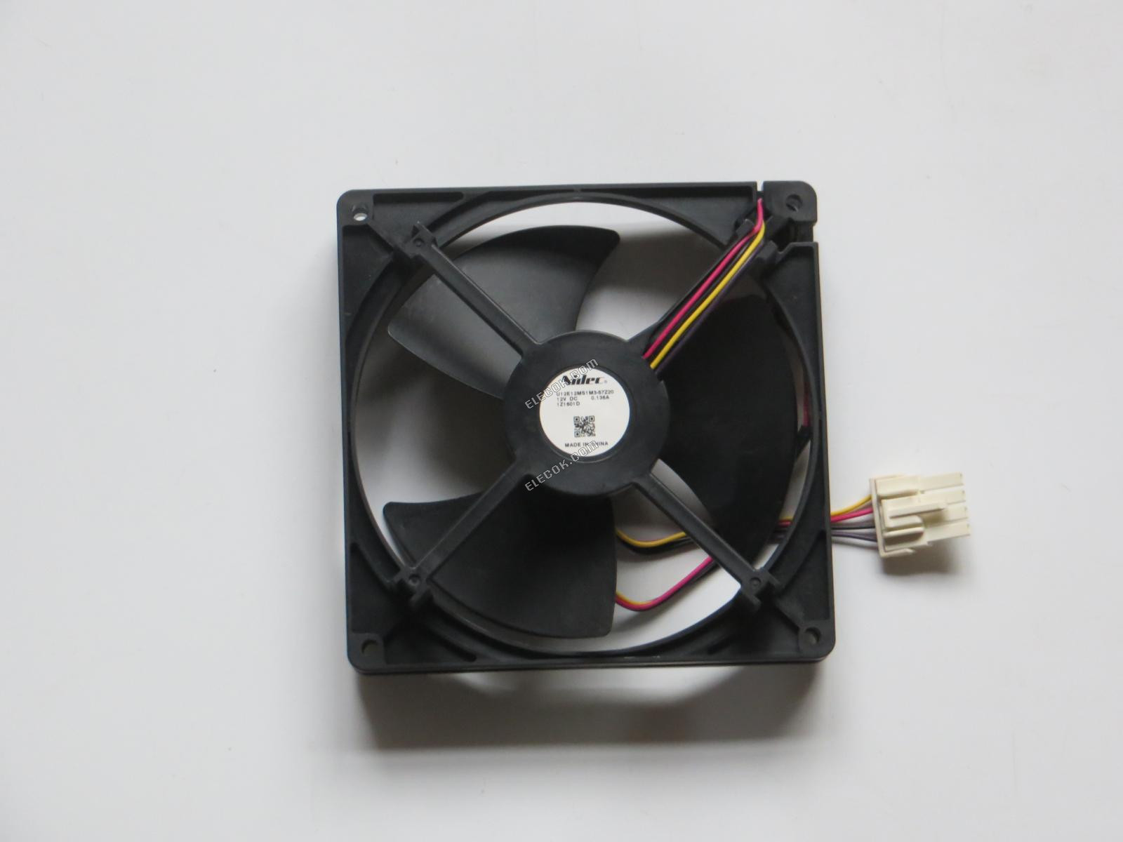 nidec U12E12MS1M3-57Z20 12V 0,136A 4 vodiče Chladicí Ventilátor 