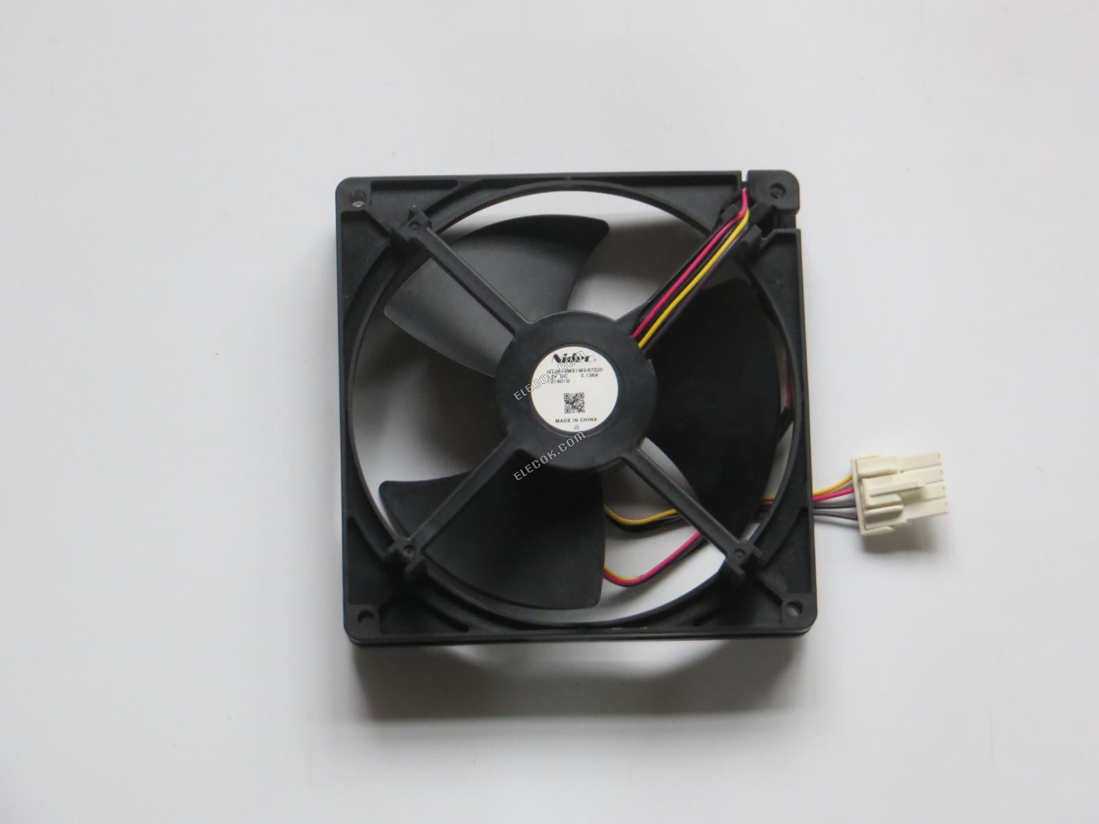 nidec U12E12MS1M3-57Z20 12V 0,136A 4 vodiče Chladicí Ventilátor 