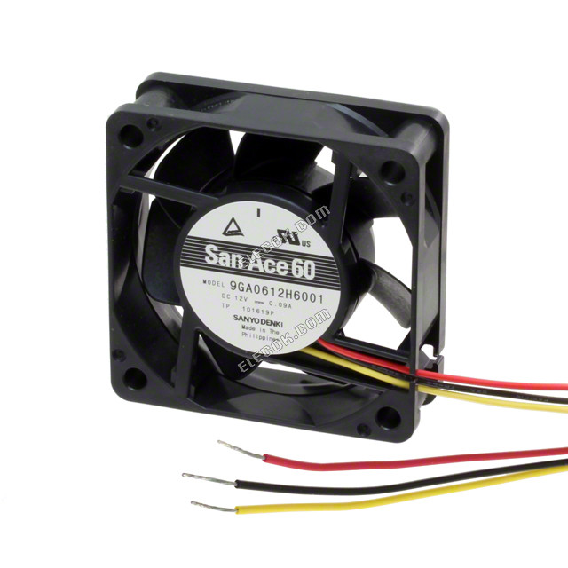 Sanyo 9S0612M4011 12V 0,07A 0,84W Hűtőventilátor 