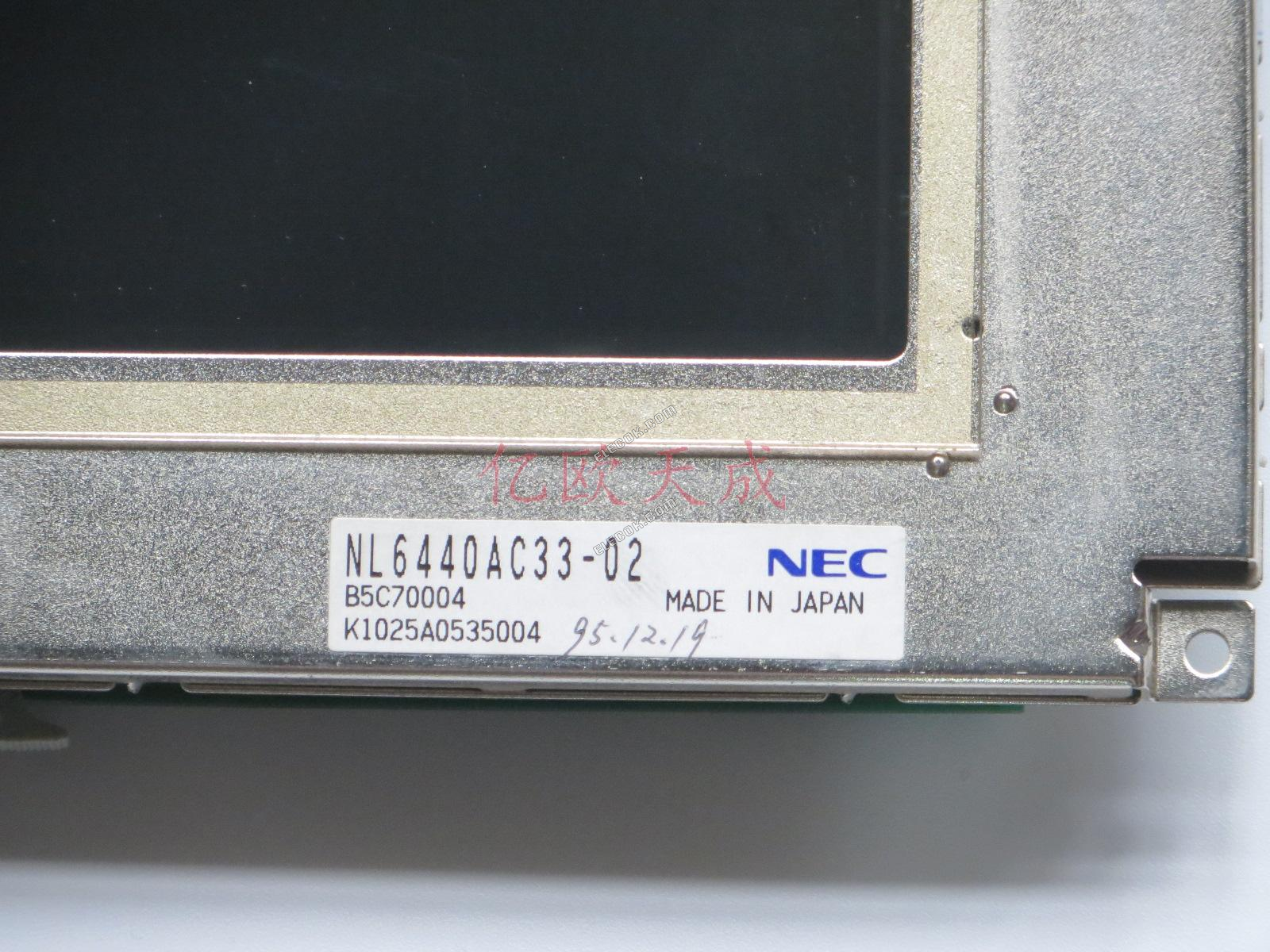 NL6440AC33-02 NEC 9,8" lcd obrazovka panel použitý 