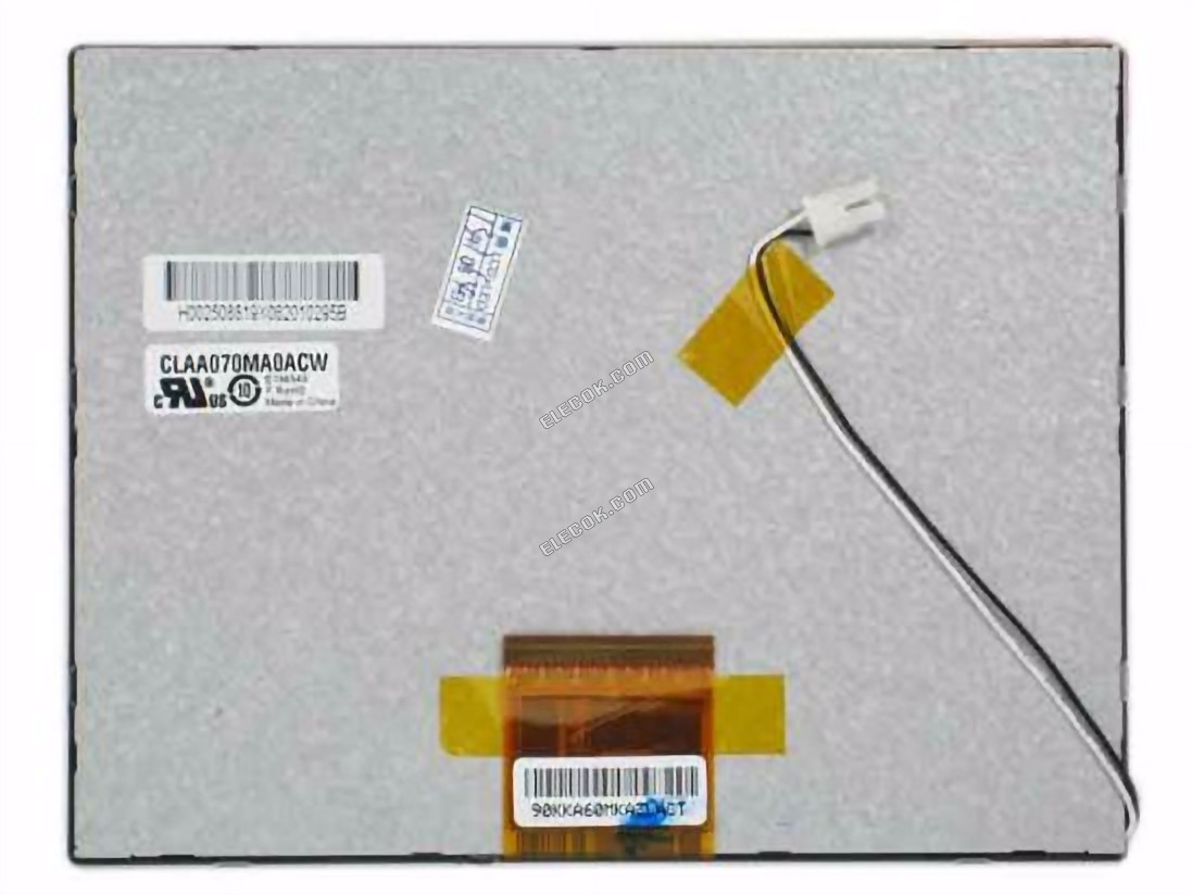 CLAA070MA0ACW CPT 7.0" a-Si TFT-LCD Panel 