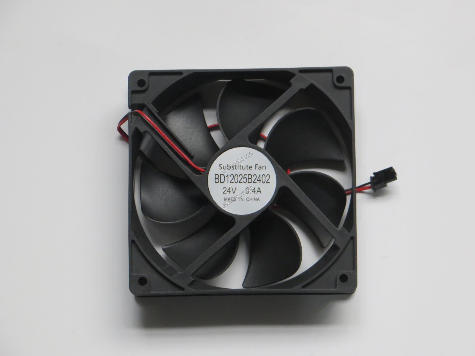 Beder BD12025B2402 24V 0.40A, 2 vodiče Ventilátor Chlazení Serveru, náhrada 