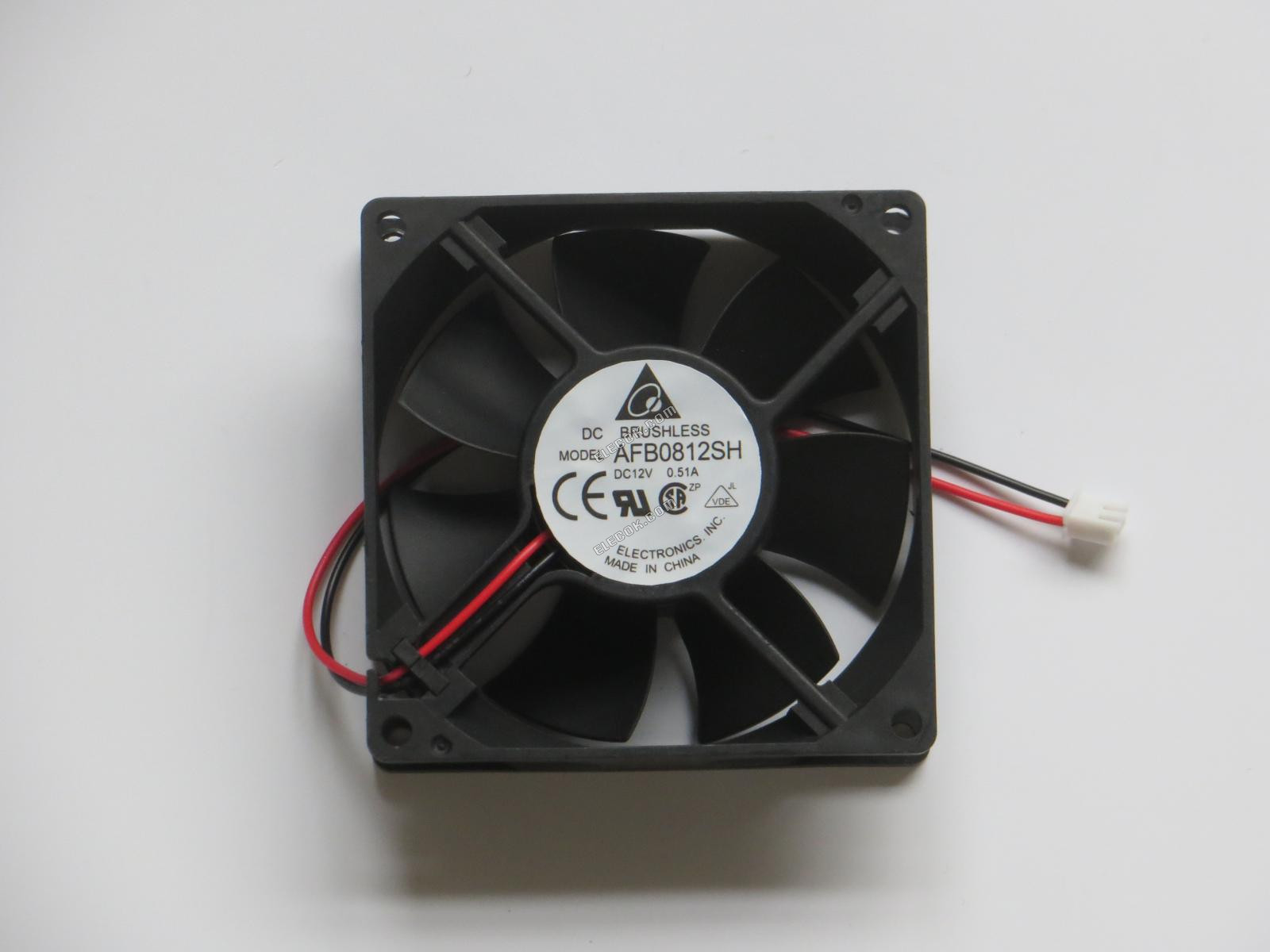 Delta AFB0812SH 12V 0,51A 2 vodiče Chladicí Ventilátor 