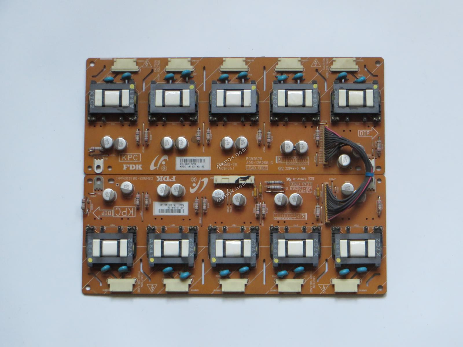 Sony 1-789-500-33 PCB2677 PCB2676, A06-126269G A06-126268G Invertor Podsvícení 