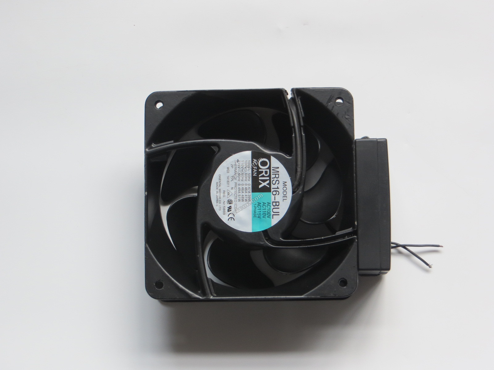 ORIX MRS16-BUL 100-115V 0,49A 2 vezeték hűtőventilátor, felújított 