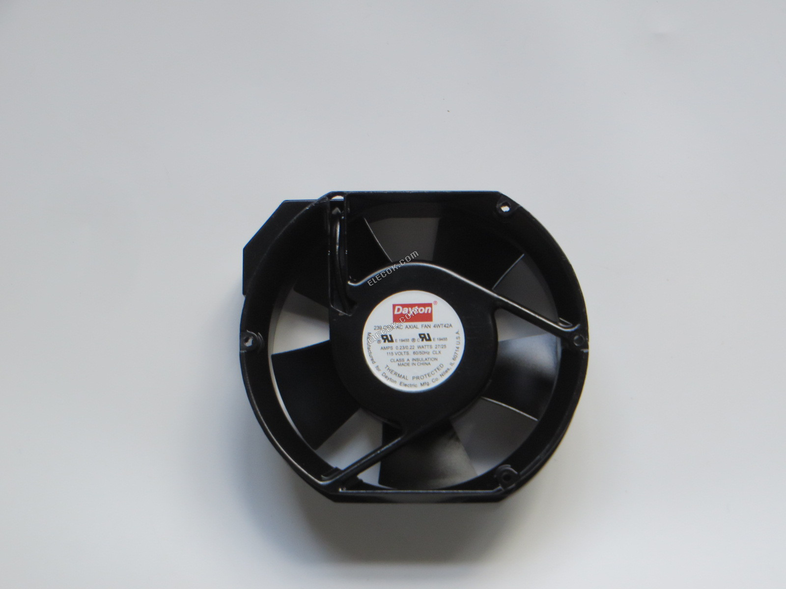 Dayton 4WT42A 115V 0,23/0,22A 50/60HZ Chladicí Ventilátor s zástrčka připojení 