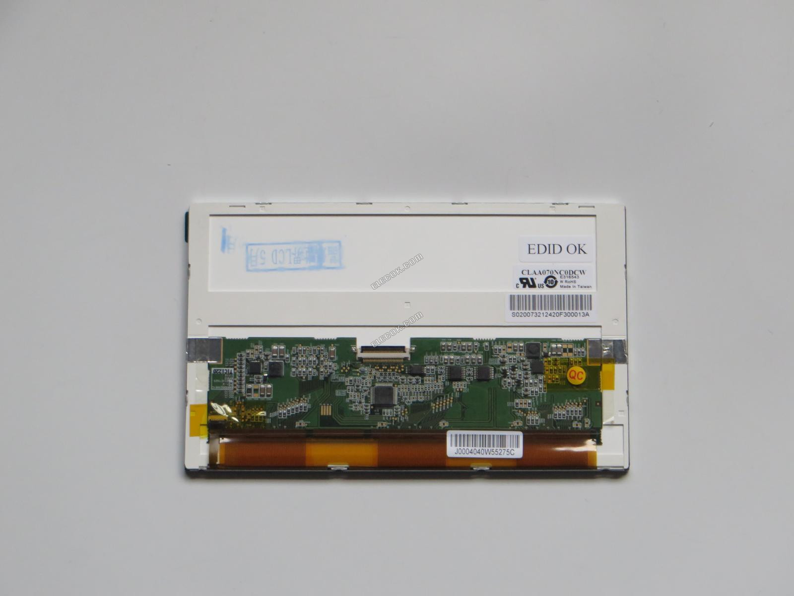 CLAA070NC0DCW CPT 7.0" a-Si TFT-LCD Panel 