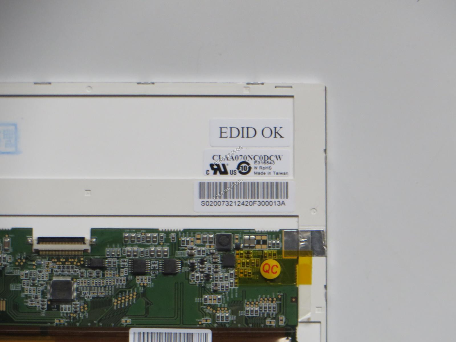 CLAA070NC0DCW CPT 7.0" a-Si TFT-LCD Panel 