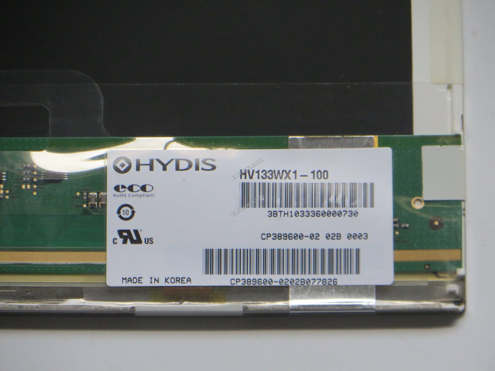 HV133WX1-100 BOE HYDIS 13,3" A-Si TFT-LCD Panel 