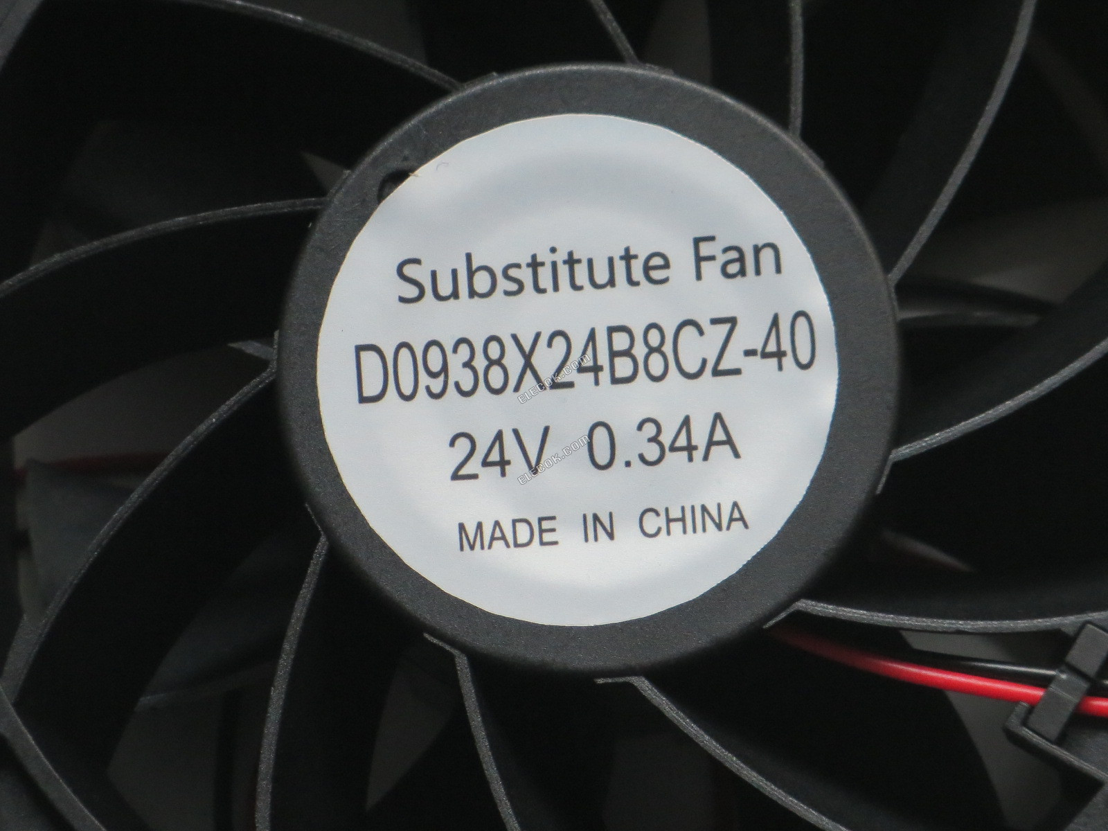 SERVO D0938X24B8CZ-40 24V 0,34A 2 vodiče Chladicí Ventilátor, Náhrada 