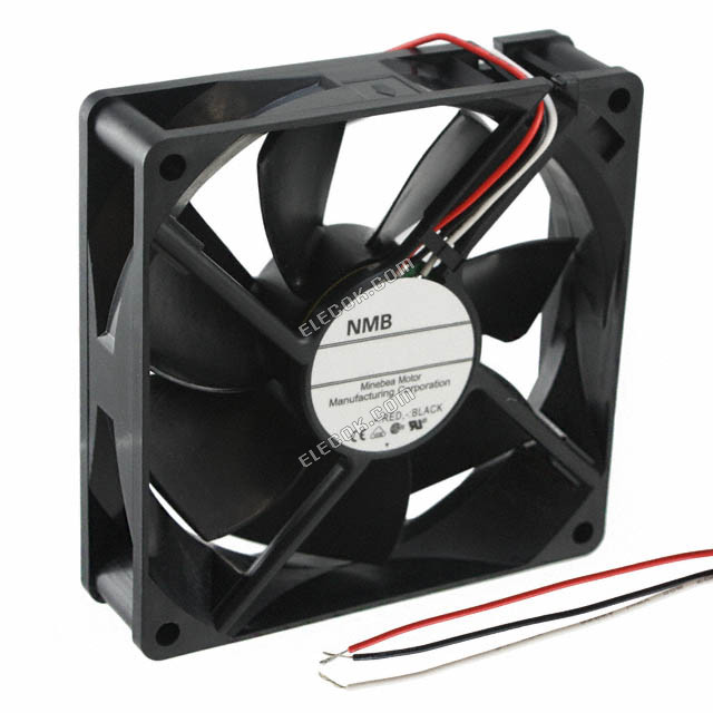 NMB 3610KL-05W-B49-G50 24V 0,12A 2,88W 3 vezeték Hűtőventilátor 
