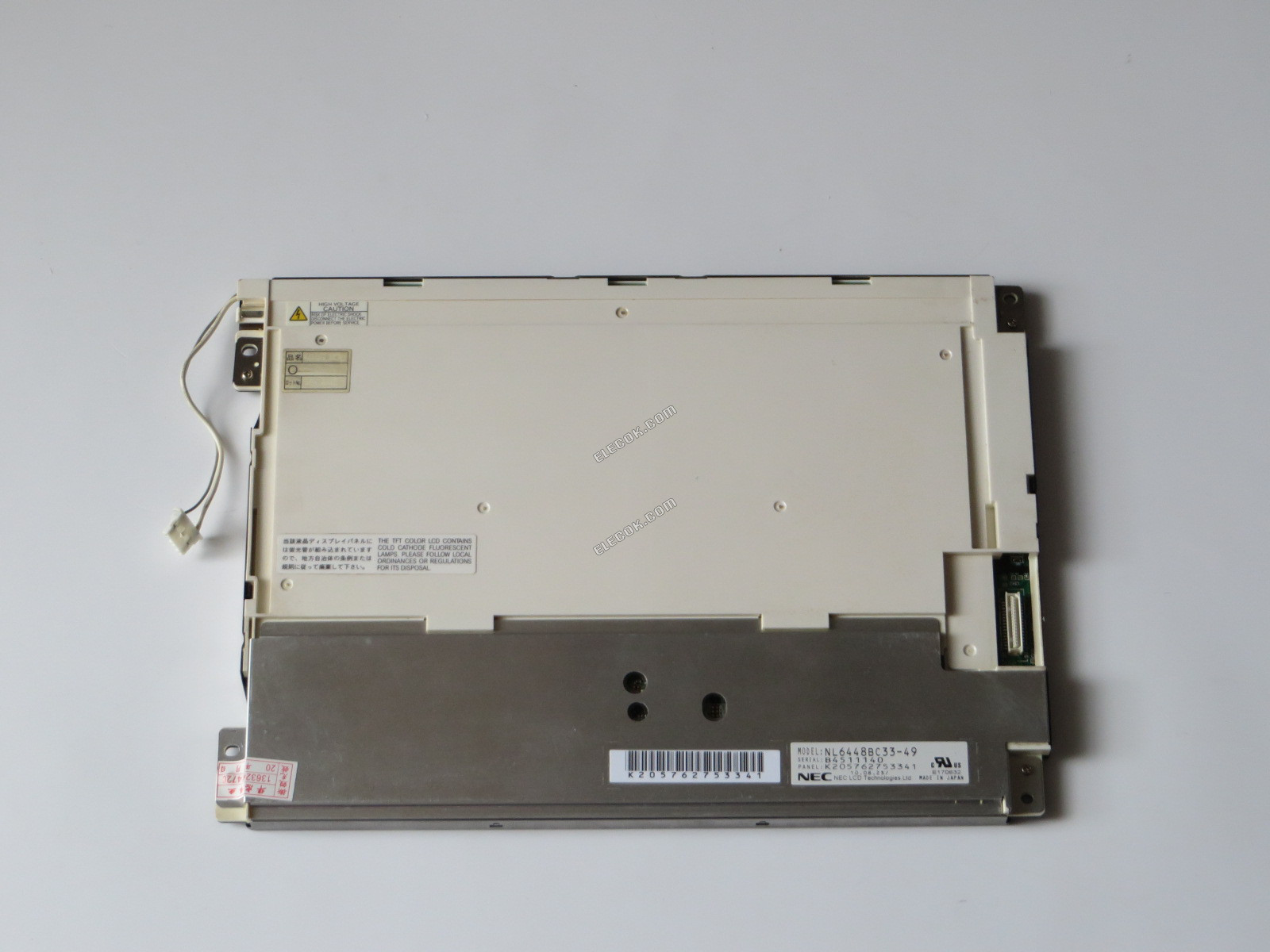 NL6448BC33-49 NEC 10,4" A-Si TFT-LCD Panel použitý 