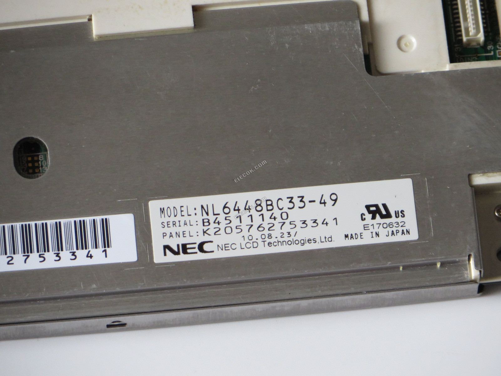 NL6448BC33-49 NEC 10,4" A-Si TFT-LCD Panel použitý 