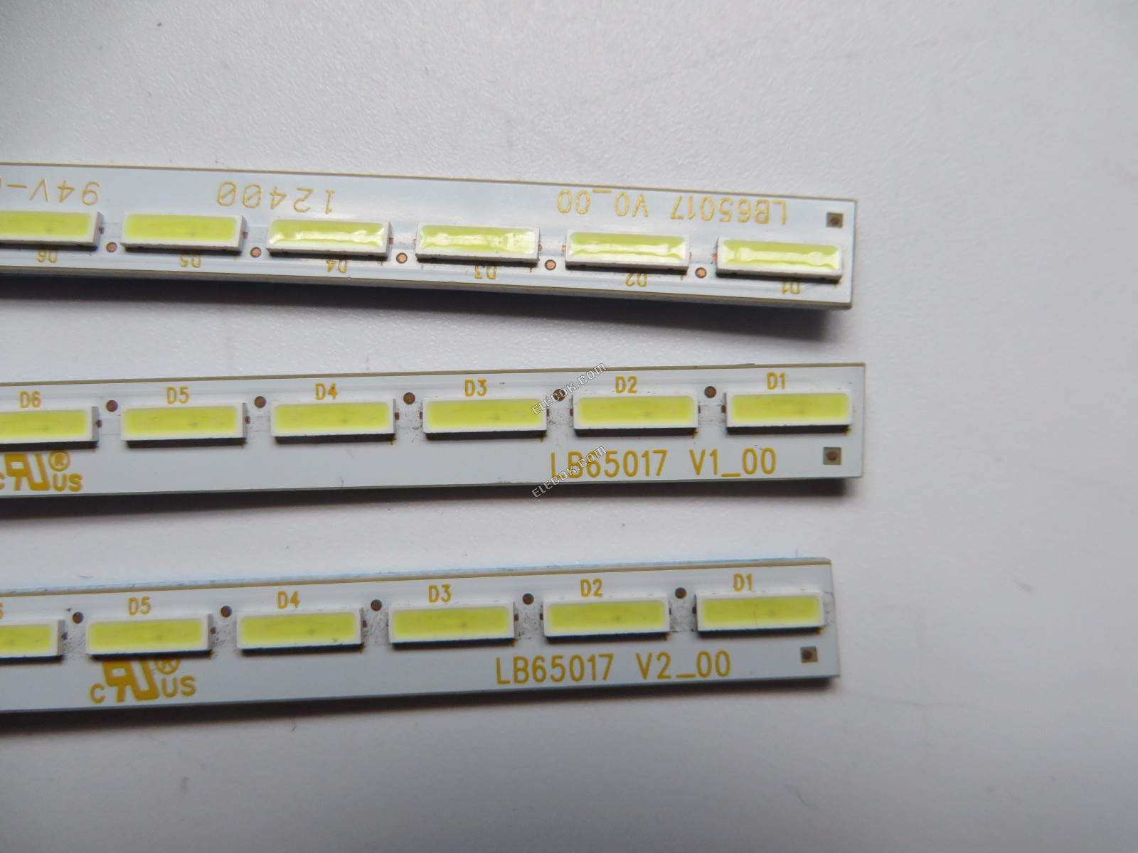 Sony 74.65T44.001 LB65017 LED Háttérvilágítás Csíkok - 3 Strips, használt 