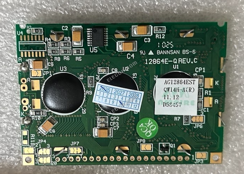 AG12864E LCD Panel kék fólia 