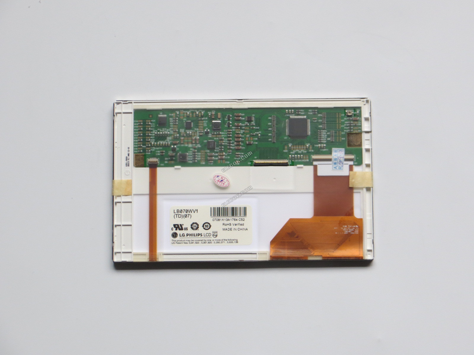 LB070WV1-TD07 LG.Philips LCD 7.0" a-Si TFT-LCD Panel 