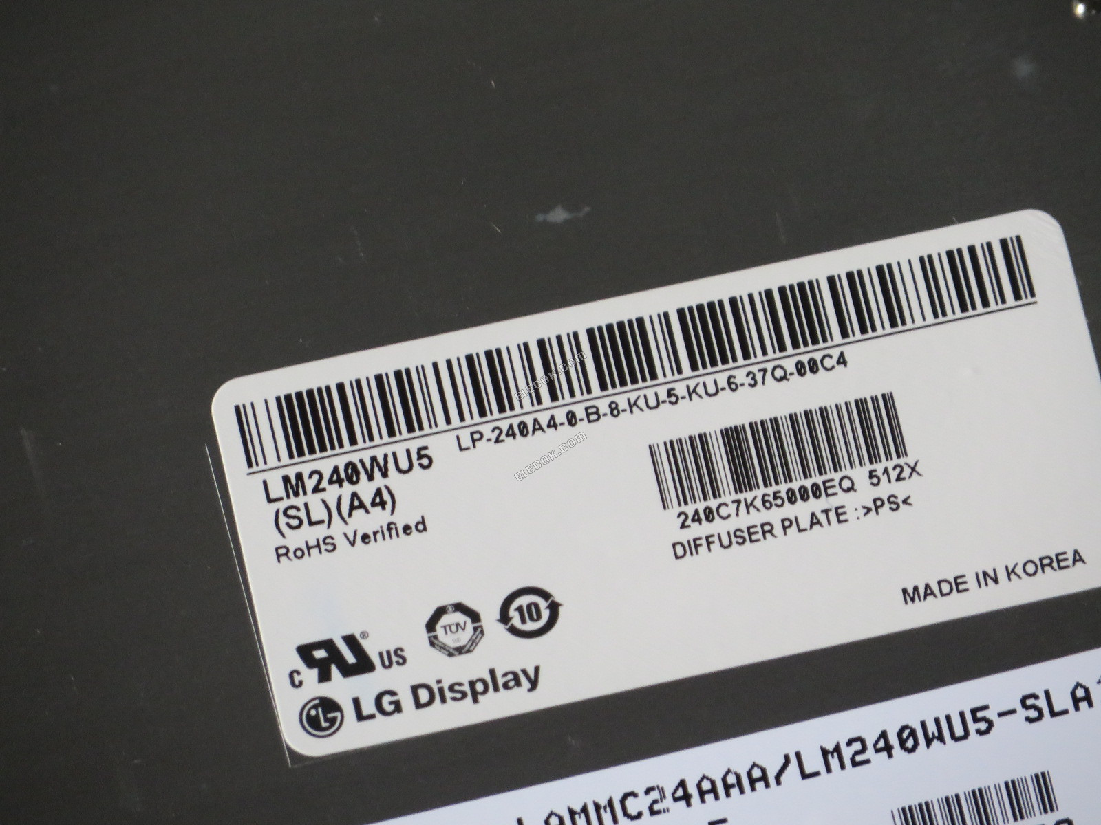 LM240WU5-SLA4 LG.Philips LCD 24.0" a-Si TFT-LCD Panel Használatlan Régi Készlet 