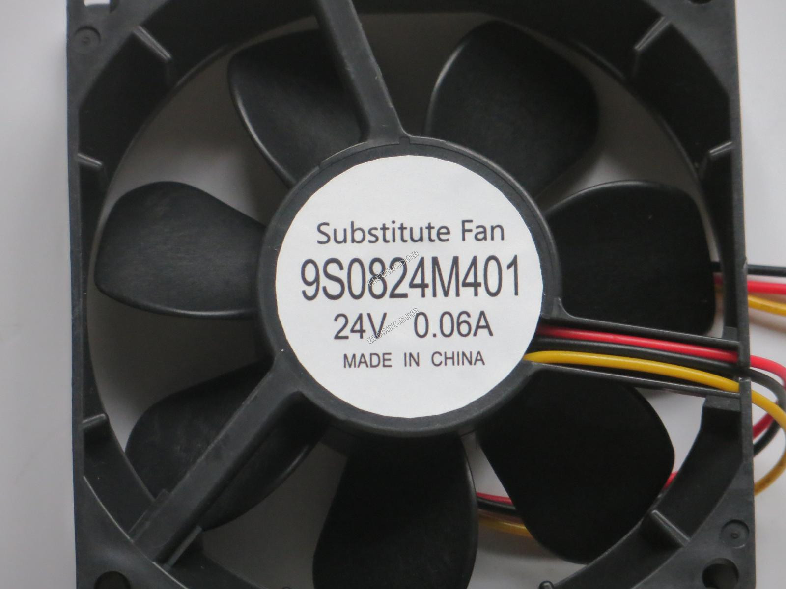 Sanyo 9S0824M401 24V 0,06A 3 vodiče Chladicí Ventilátor náhrada 