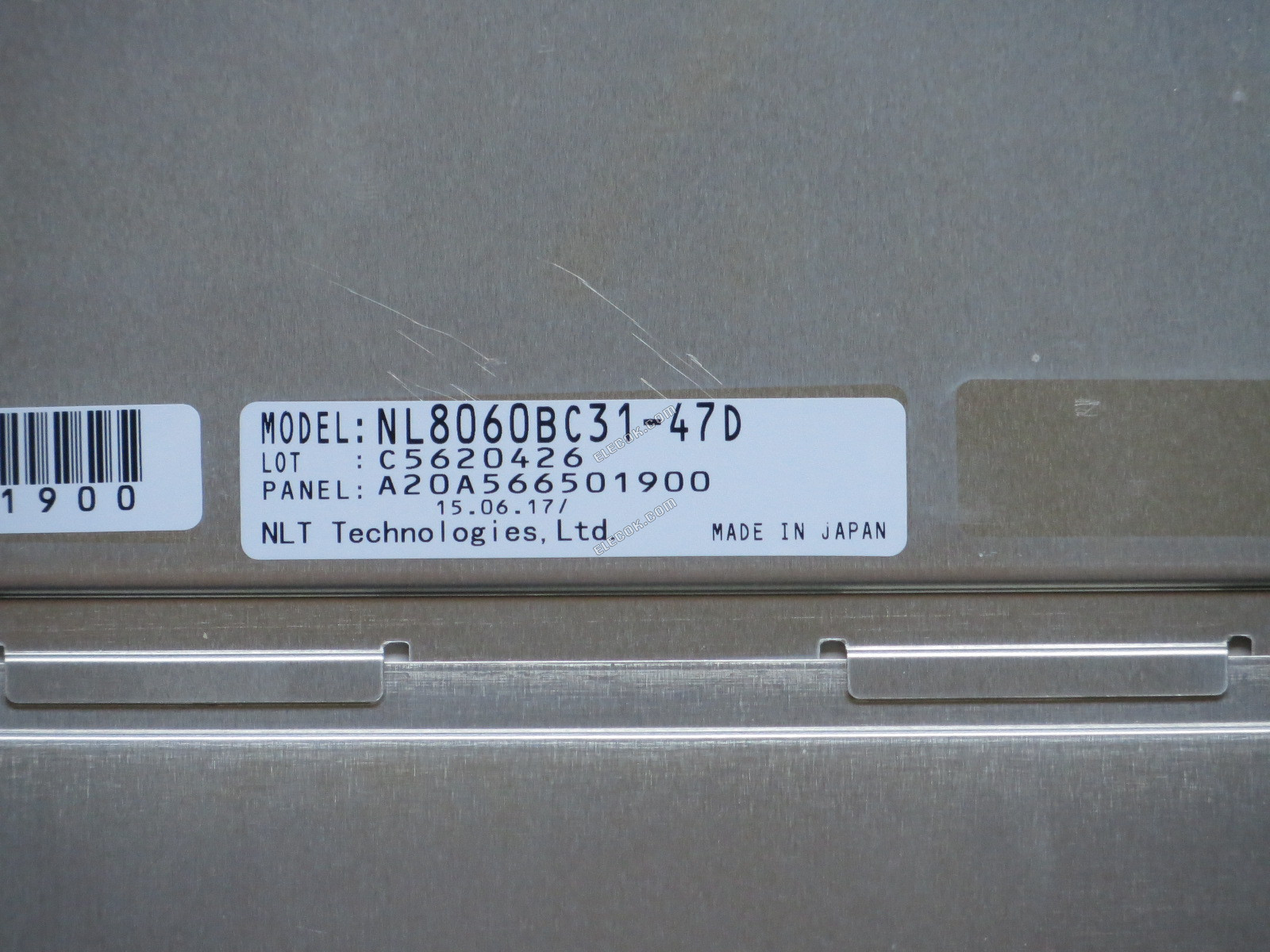 NL8060BC31-47D NEC 12,1" A-Si TFT-LCD Panel 