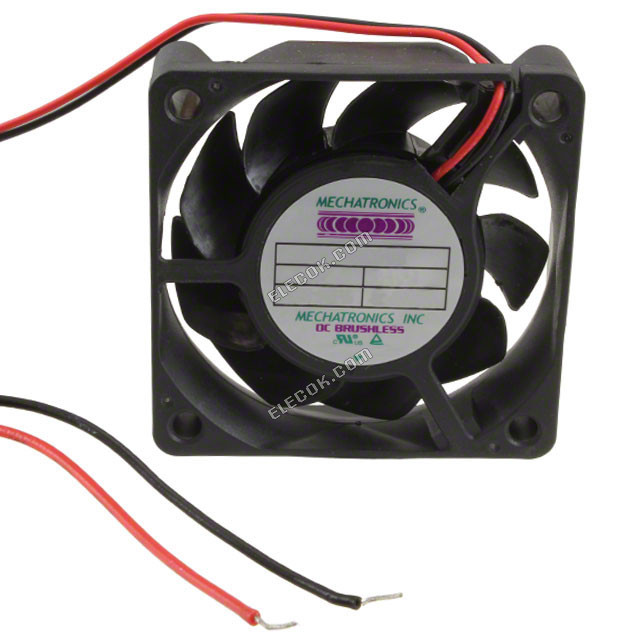 G6015H05B-RHR Mechatronics VENTILáTOR AXIáLIS 60X15MM 05VDC 2 Huzal Kivezetések 