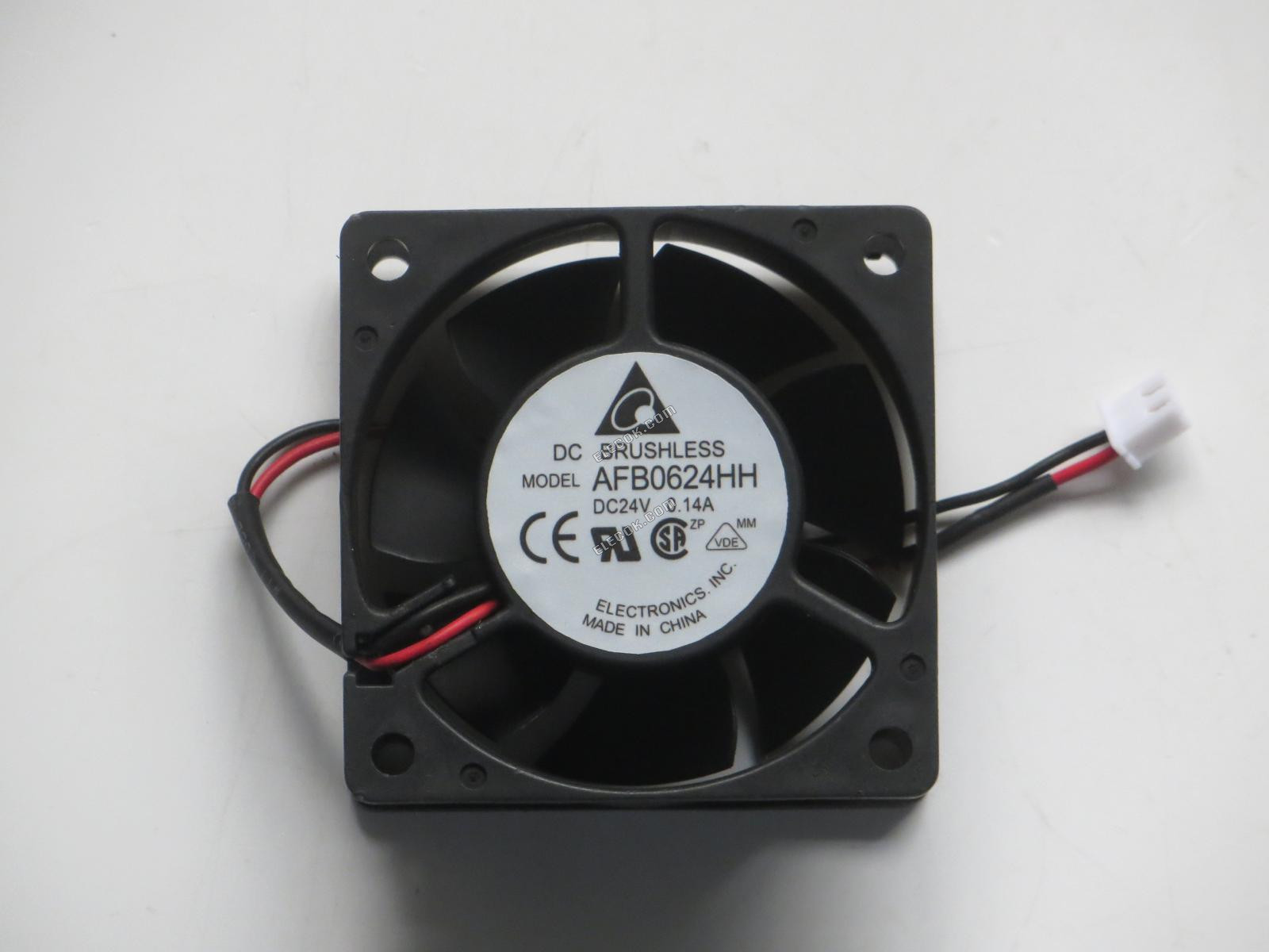 AFB0624HH 24V 0,14A 2 vezeték Frekvenciaváltós Hűtőventilátor 