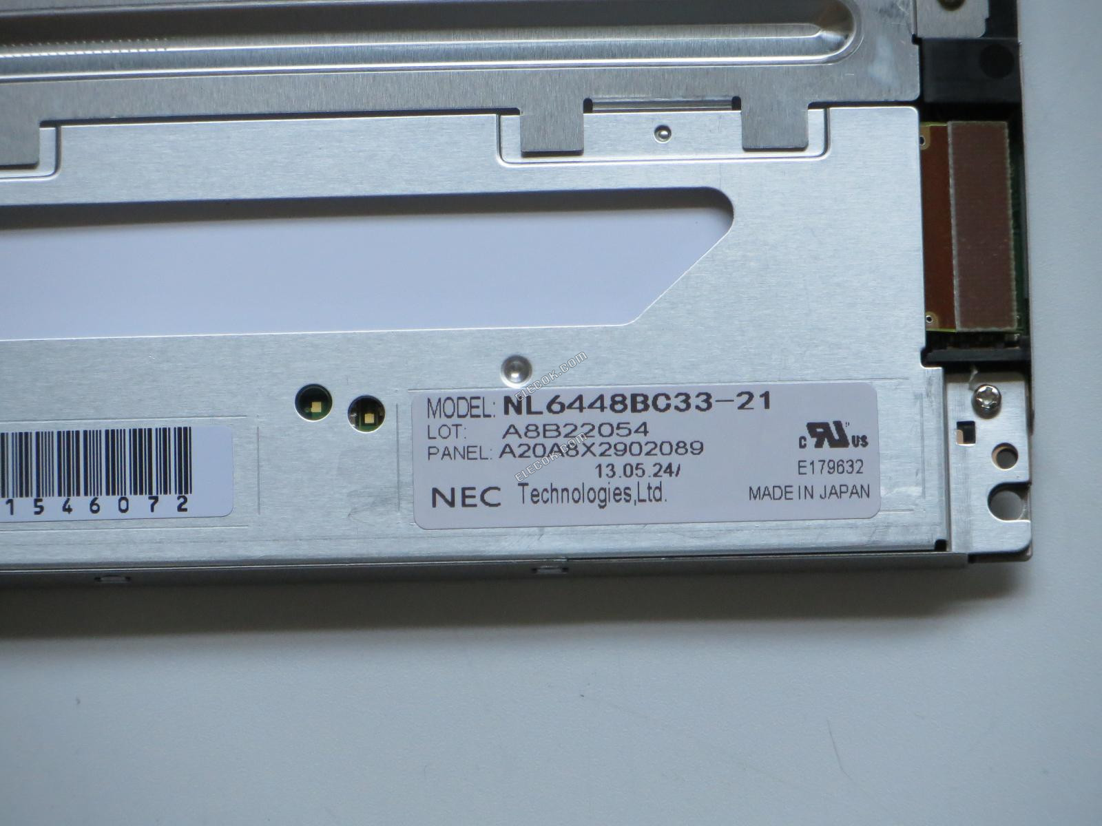 NL6448BC33-21 NEC 10,4" a-Si TFT-LCD Panel 