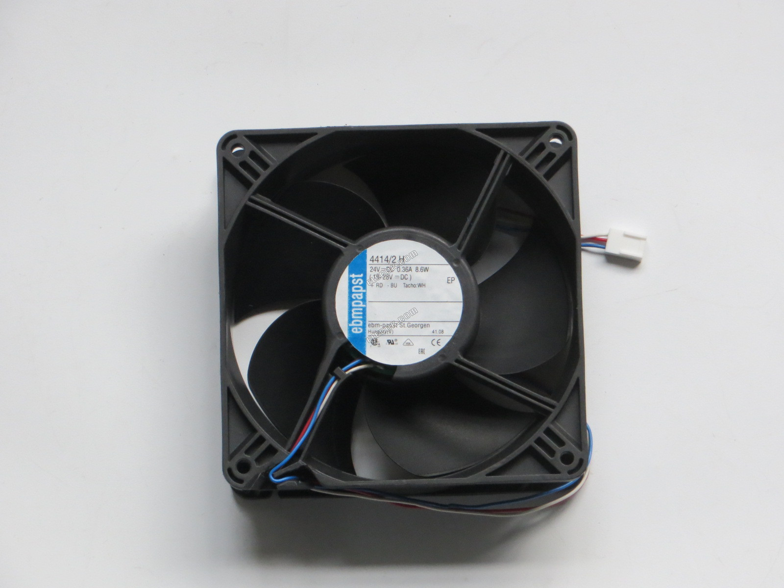 Ebm-papst 4414/2H 24V 8,6W 3 vodiče Chladicí Ventilátor, repasovaný 