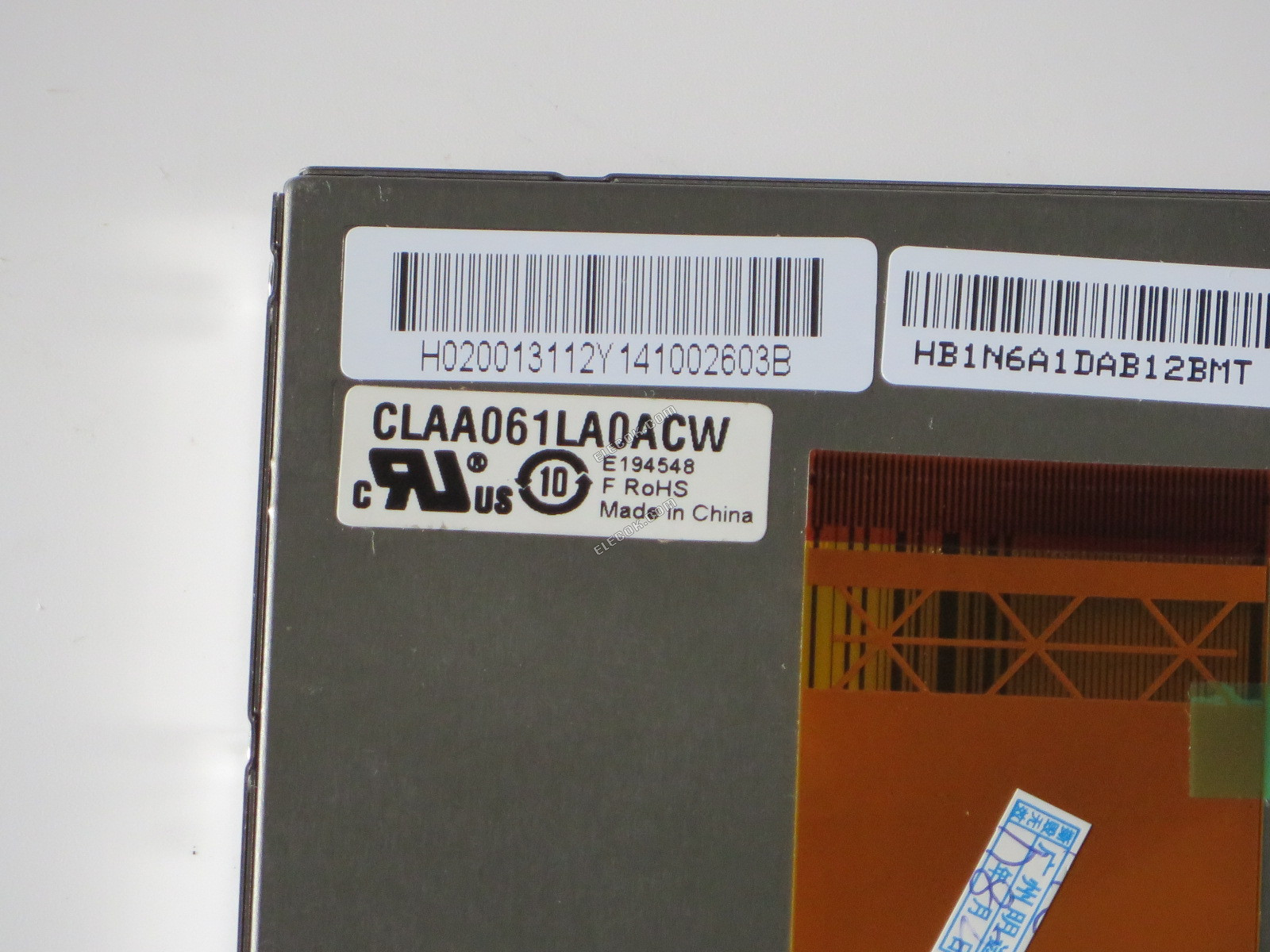 CLAA061LA0ACW CPT 6,1" a-Si TFT-LCD Panel 