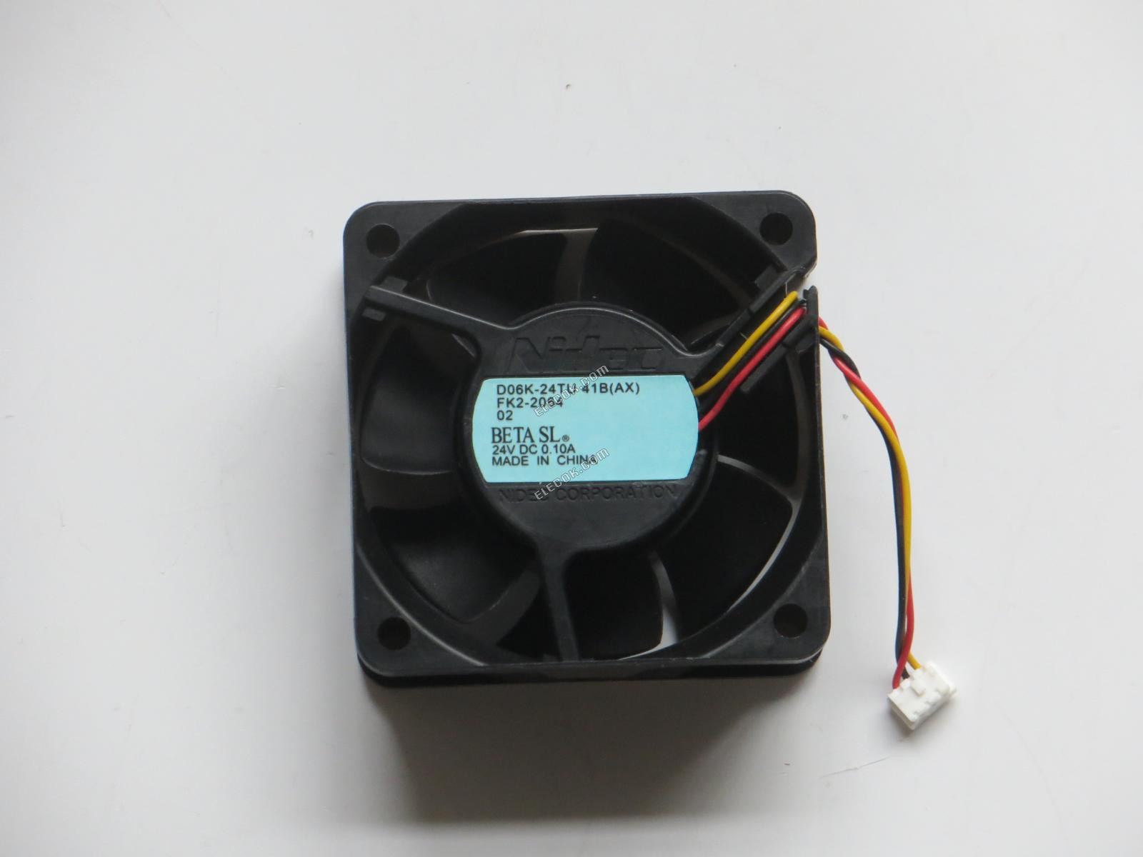 Nidec D06K-24TU 41B AX 24V 0.10A 3 Vodiče Chladicí Ventilátor 