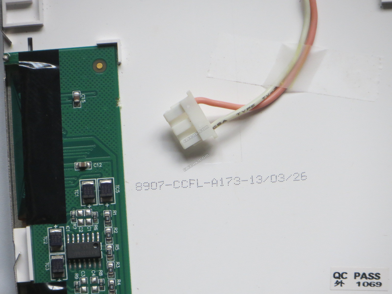 8907-CCFL-A173 07-CCFL-A173 GWMS8907-PCB/B LCD Panel Eredeti Használt 
