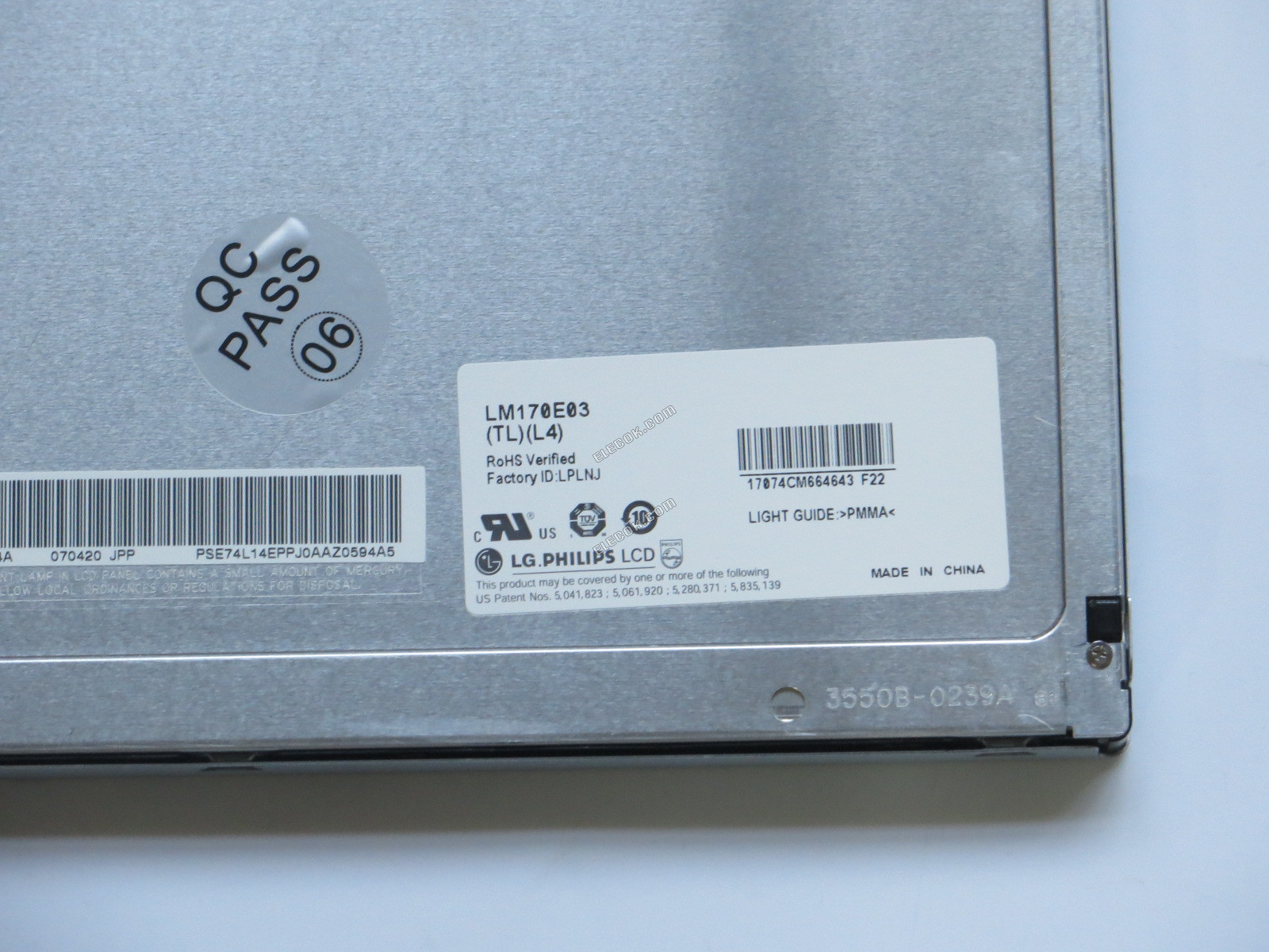 LM170E03-TLL4 LG.Philips LCD 17.0" a-Si TFT-LCD Panel 