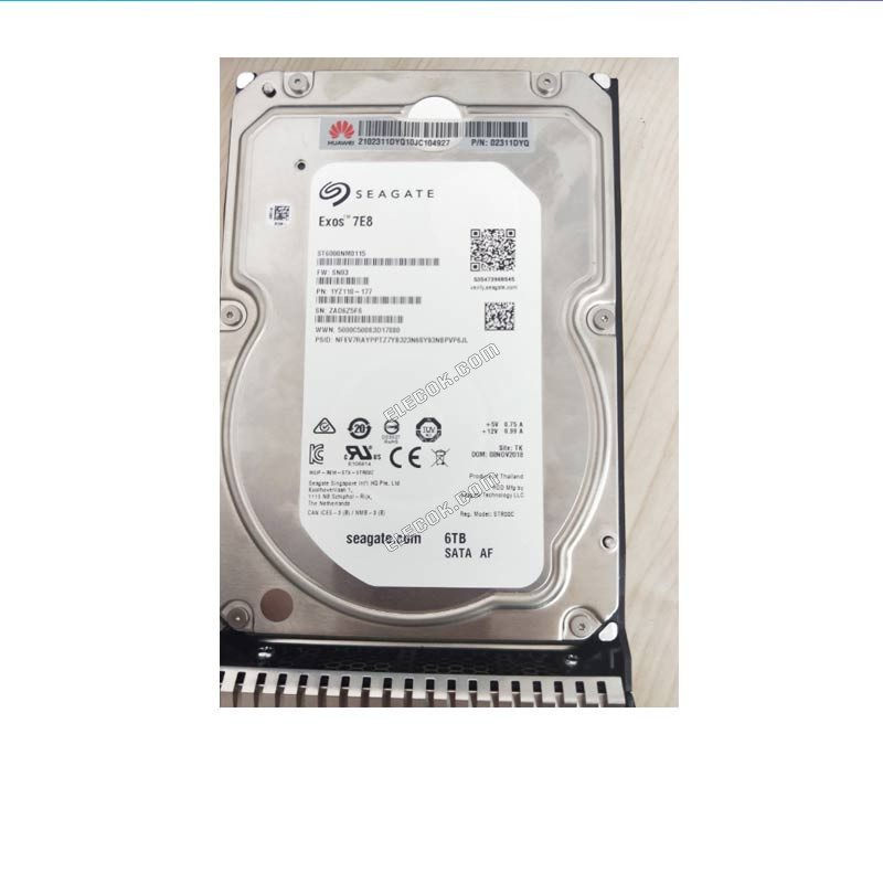 Huawei/For Huawei server hard drive 6TB 3.5 7.2K SATA 02311DYQ N6000ST7W3
