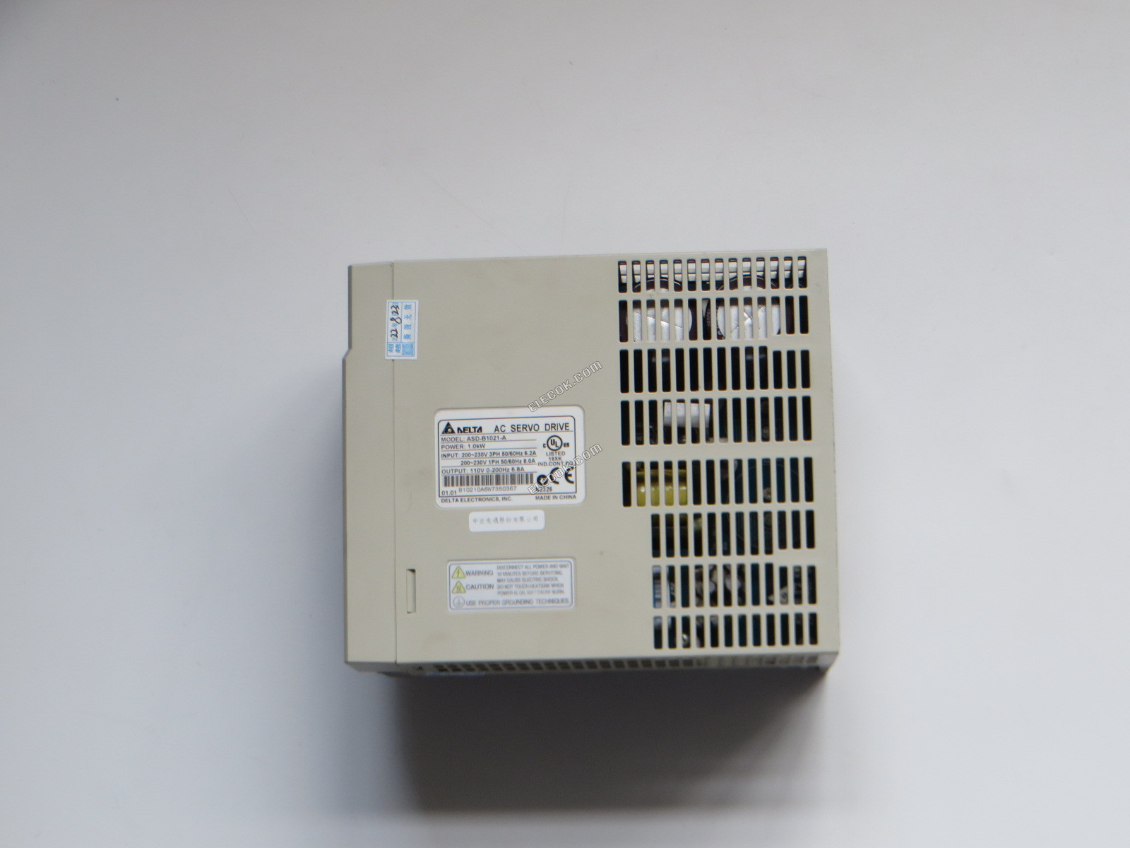 ASD-B1021-A DELTA servo controller, used