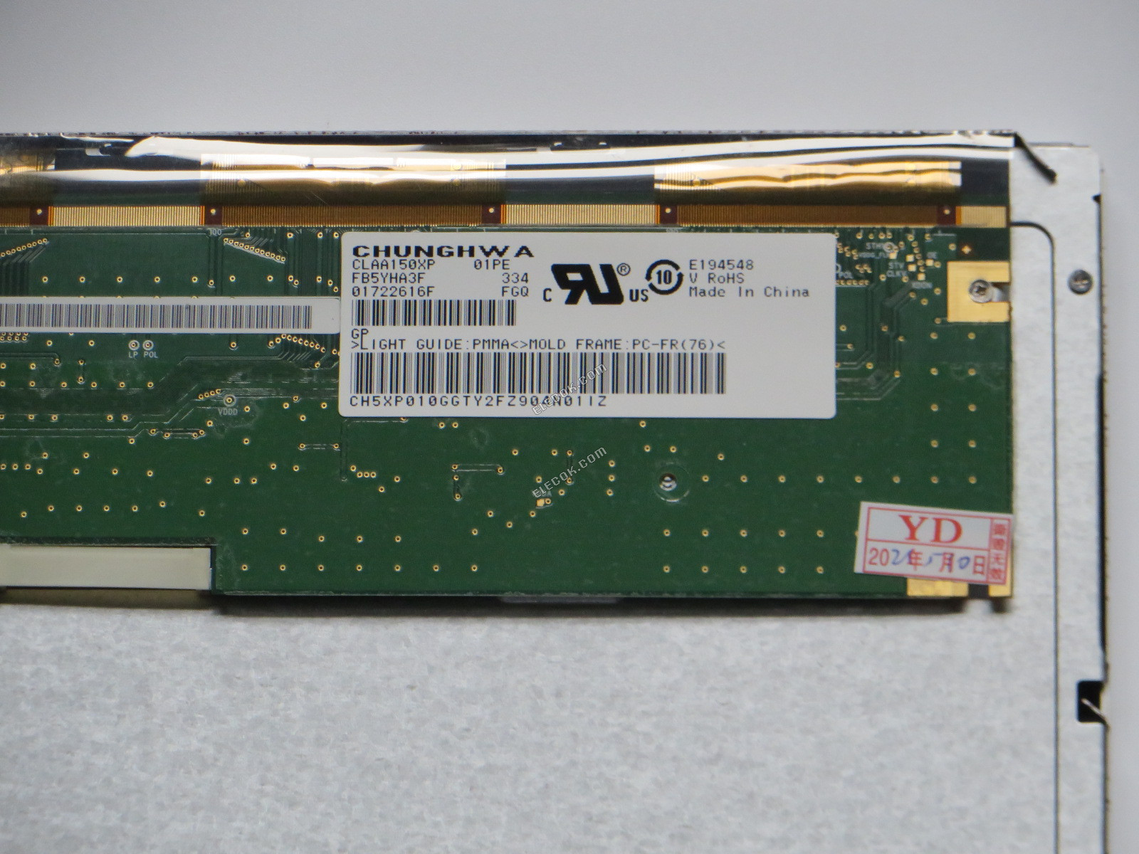 CLAA150XP01PE CPT 15.0" a-Si TFT-LCD Panel 