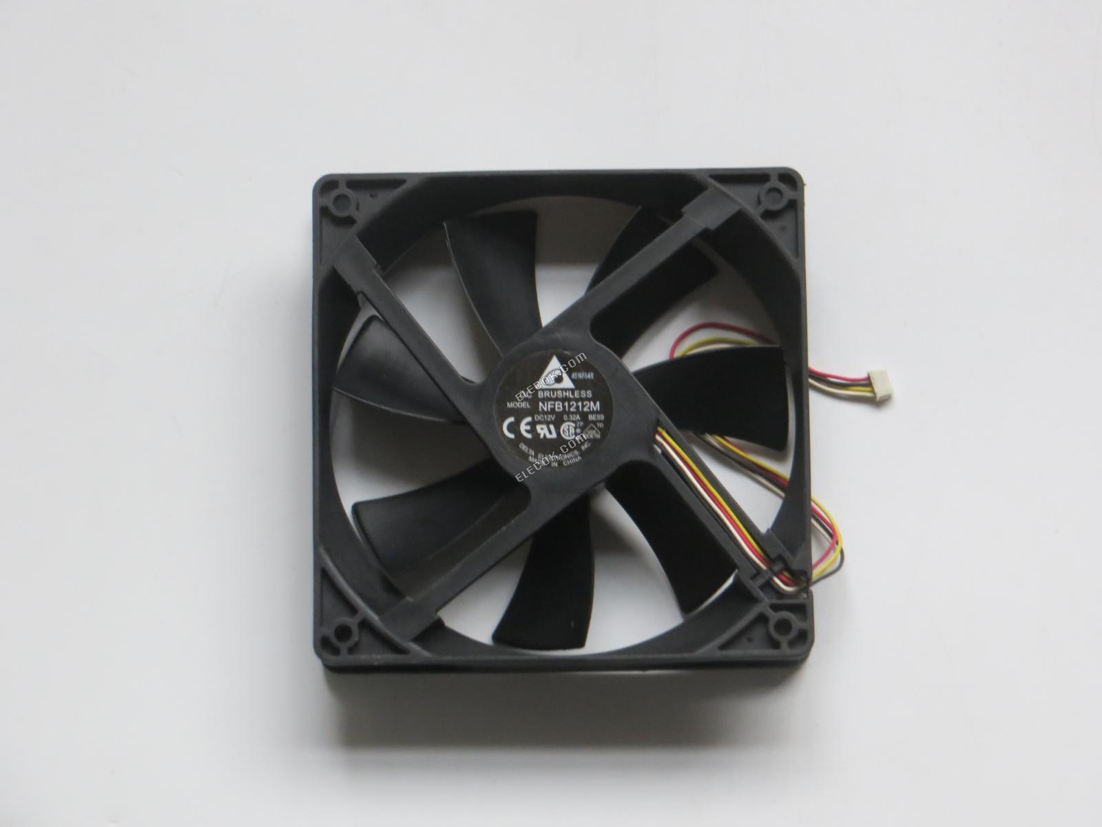 DELTA NFB1212M-BE59 12V 0,32A 4 vezeték Hűtőventilátor 