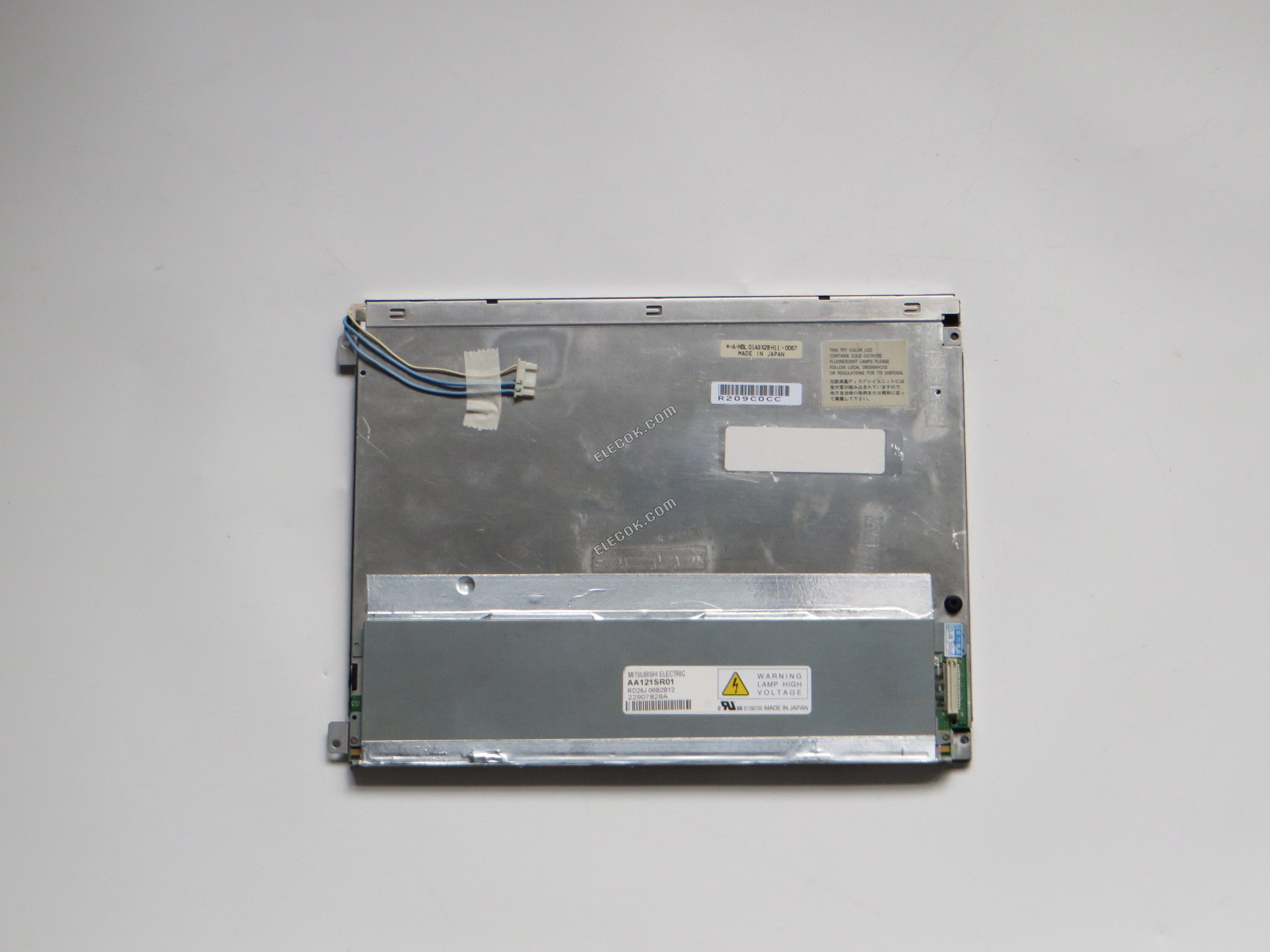 AA121SR01 Mitsubishi 12,1" a-Si TFT-LCD Panel használt 