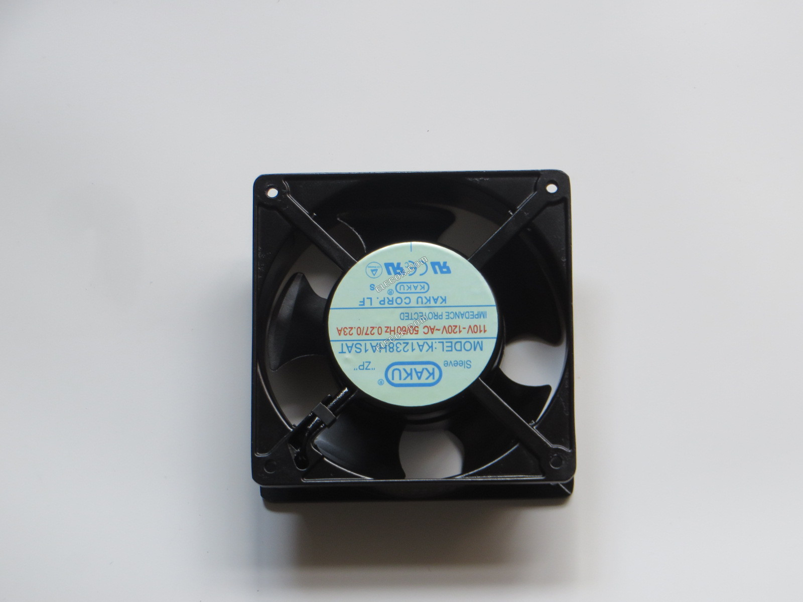 Kaku KA1238HA1SAT 110V-120v 50/60HZ 0,27/0,23A Serverový čtvercový Ventilátor se zásuvkovým připojením 