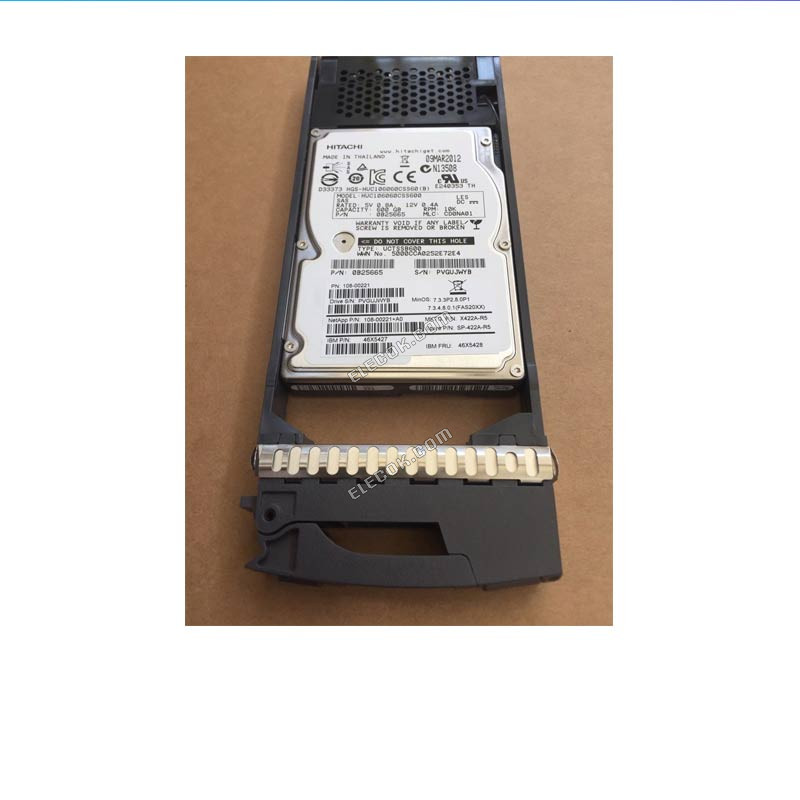 NetApp 600G 10K SAS HUC109060CSS600 x422A-R5 108-00221 hard disk