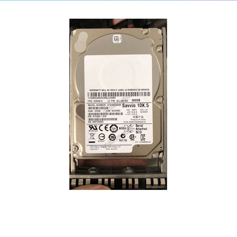Lenovo 03X3614 300G SAS 10K 2.5 ST9300605SS 16005402 server hard drive